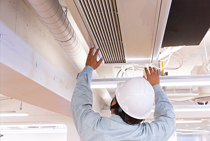 エアコン設備工事のイメージ